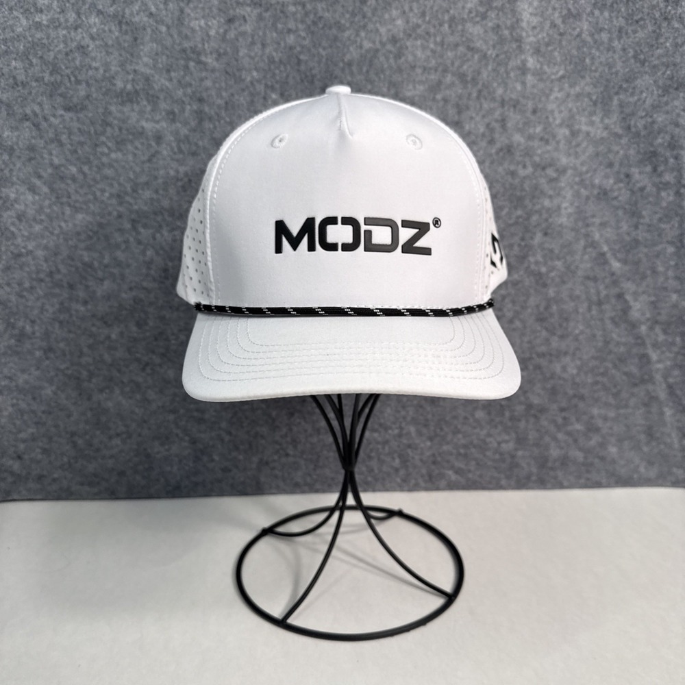 Modz Baseball Cap White New With Tag Snap Back
